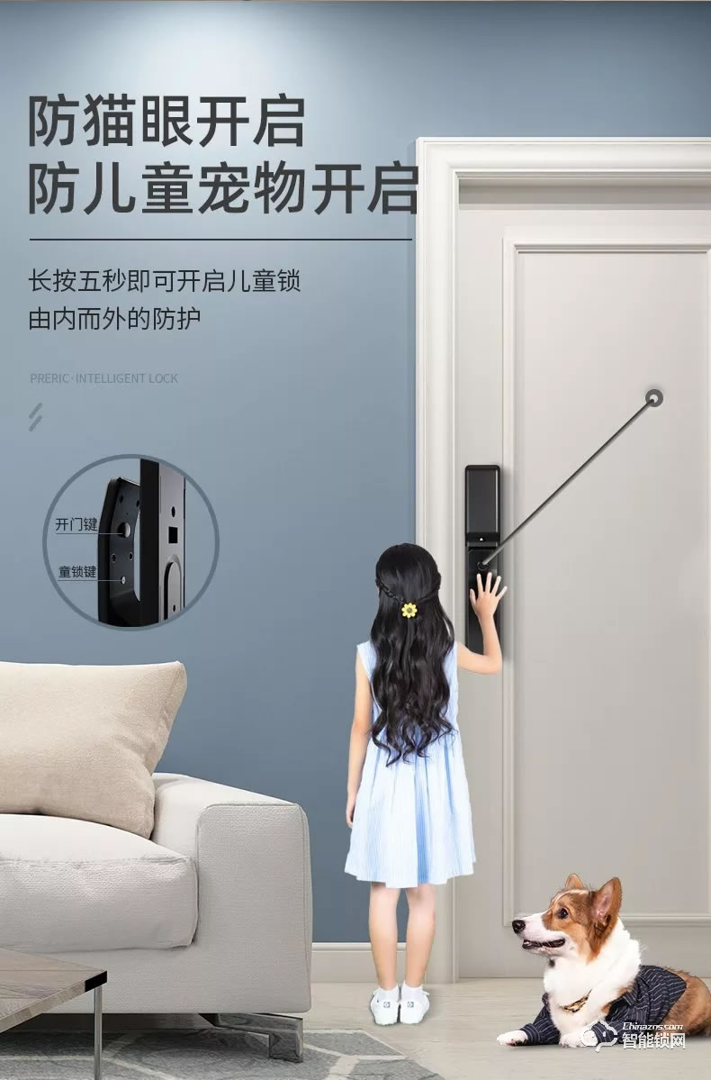 派瑞裝甲智能鎖 H500時(shí)尚推拉式密碼智能鎖