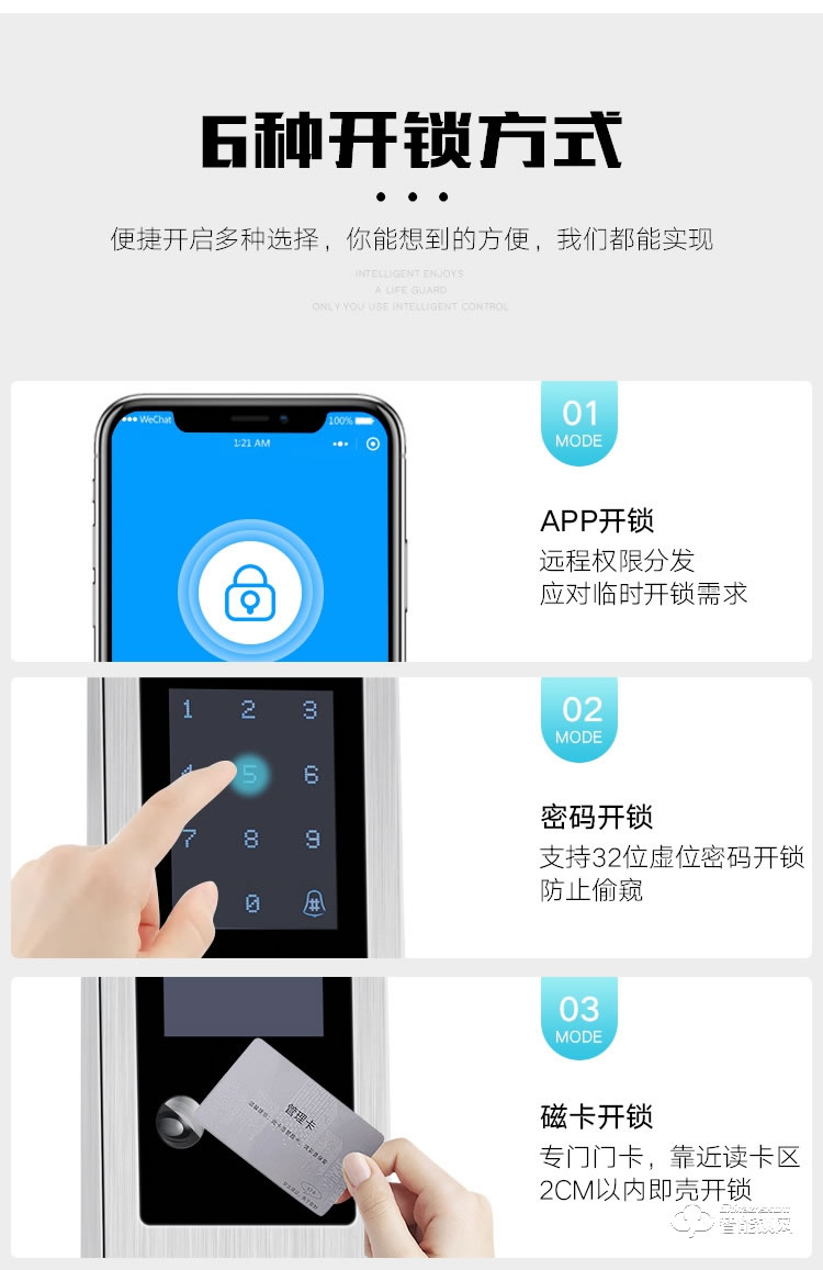 艾創(chuàng)米智能鎖 F3全自動(dòng)人臉識(shí)別智能鎖電子門鎖