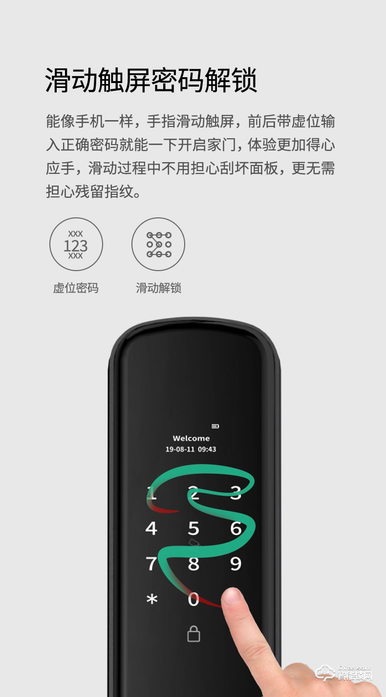 幻侶智能鎖 Q1全自動(dòng)安防智能防盜門鎖