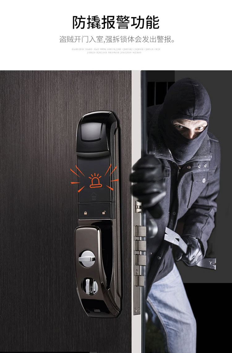 智羅智能鎖 K5家用防盜門全自動智能鎖
