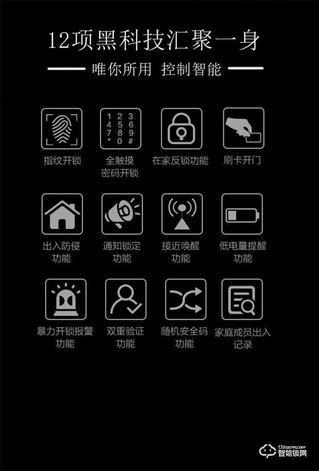 比利熊智能鎖 Z8防盜門電子鎖密碼鎖