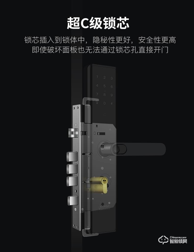 羅曼斯智能鎖 G3家用防盜門指紋鎖電子門鎖
