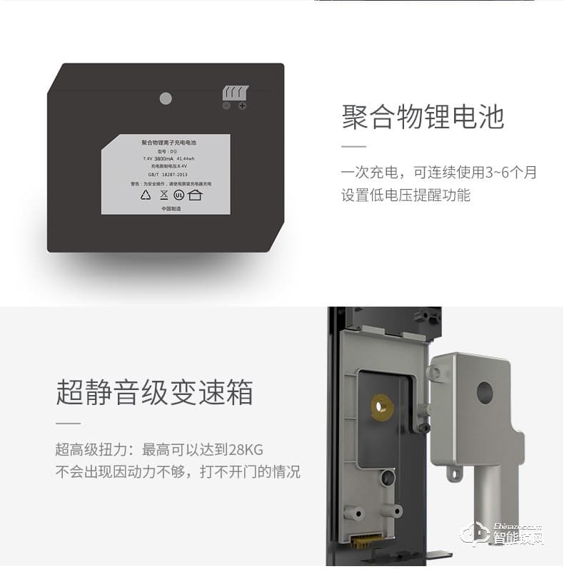 維曼斯智能鎖 V9全自動(dòng)推拉式家用智能鎖
