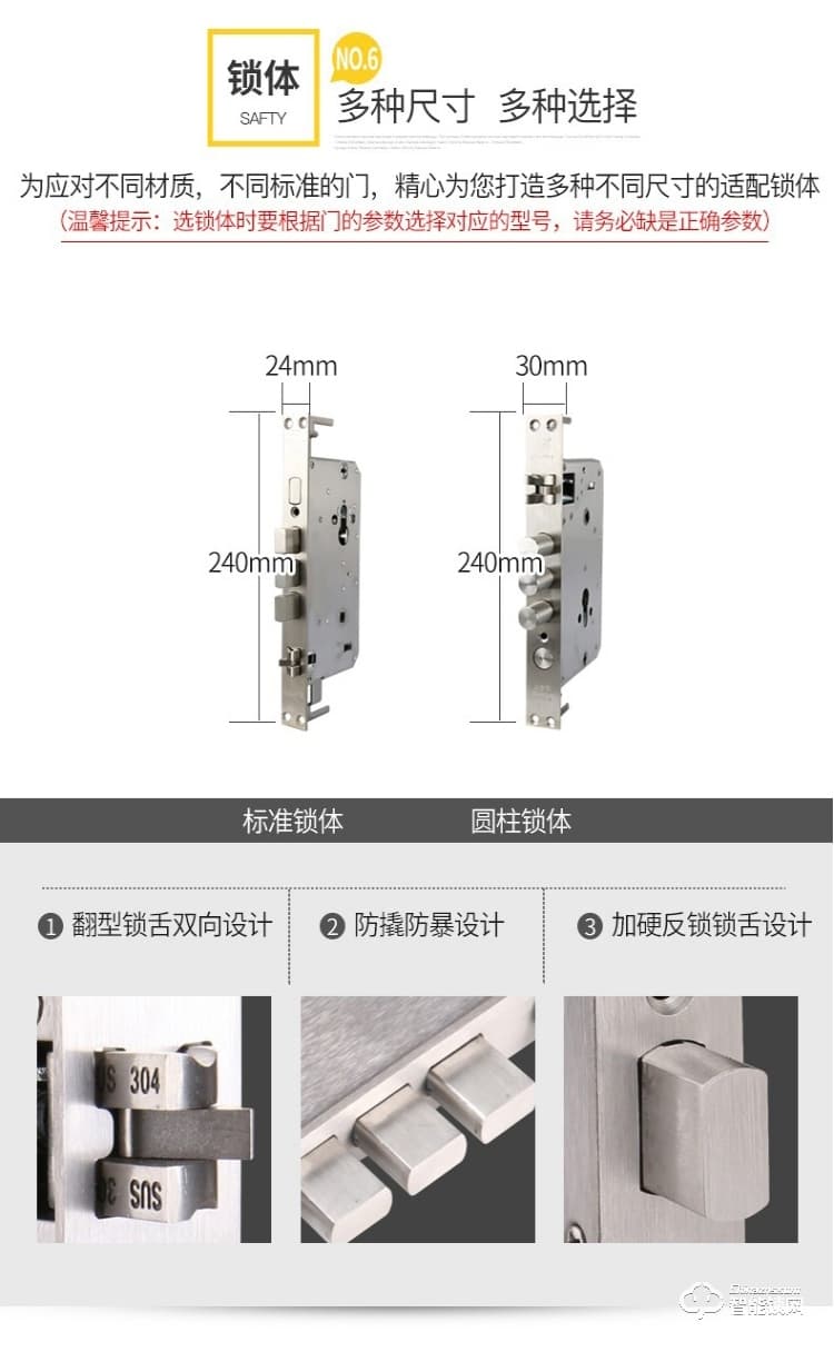 派瑞智能鎖 P6家用防盜門智能鎖電子密碼鎖