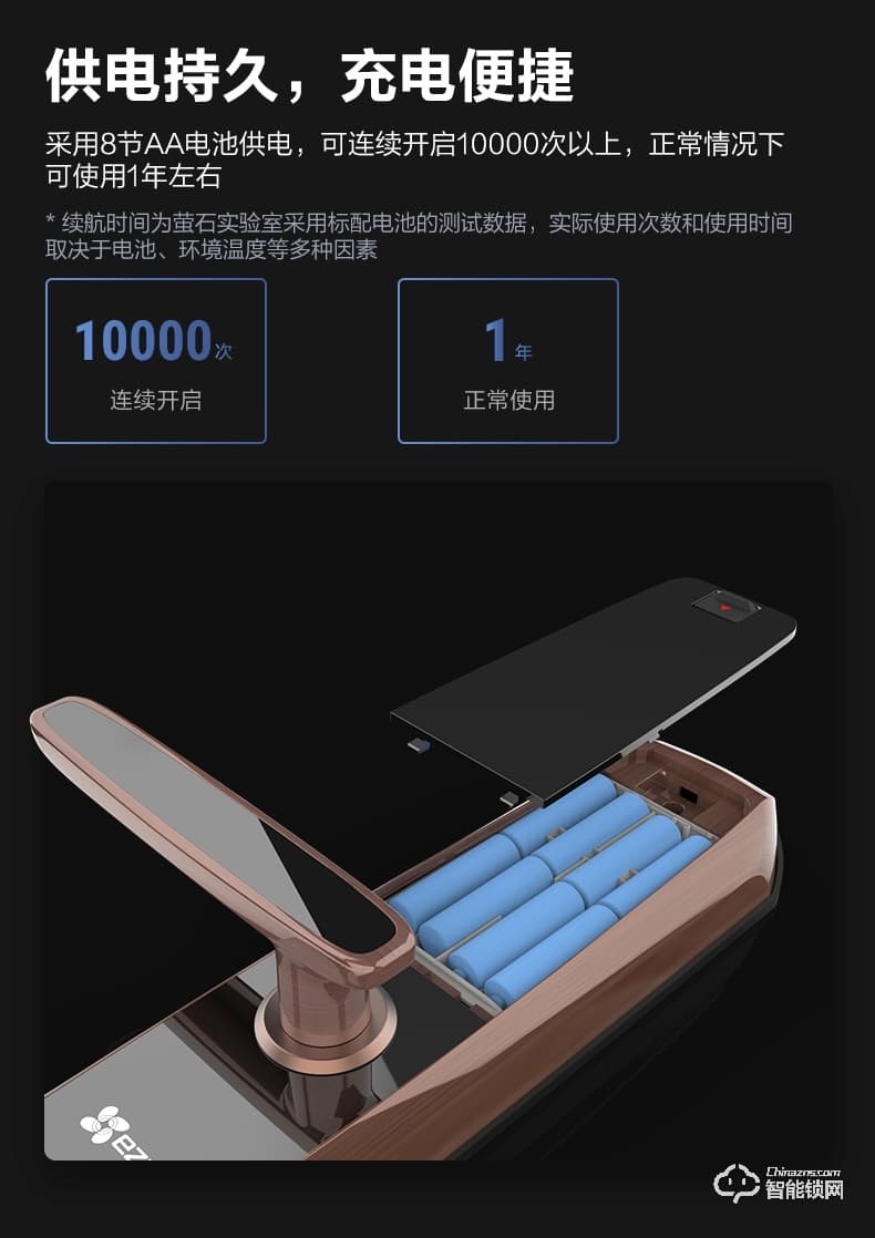 螢石智能鎖 11S家用電子防盜門(mén)鎖