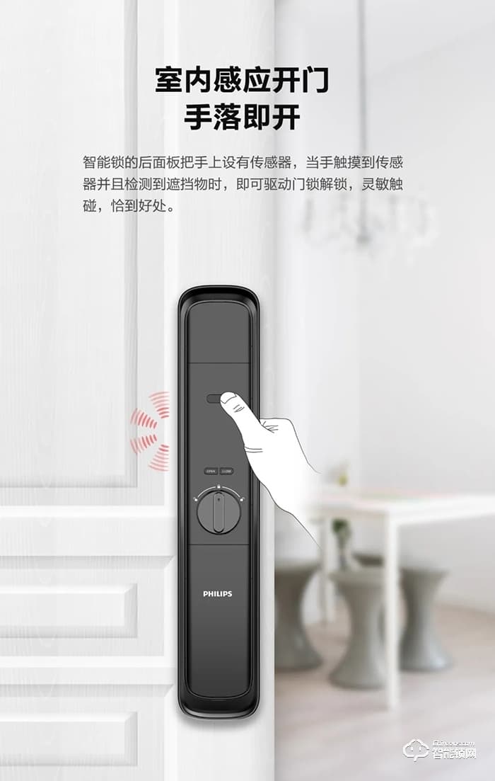 飛利浦智能鎖 DDL702EWi-Fi直連推拉式智能鎖