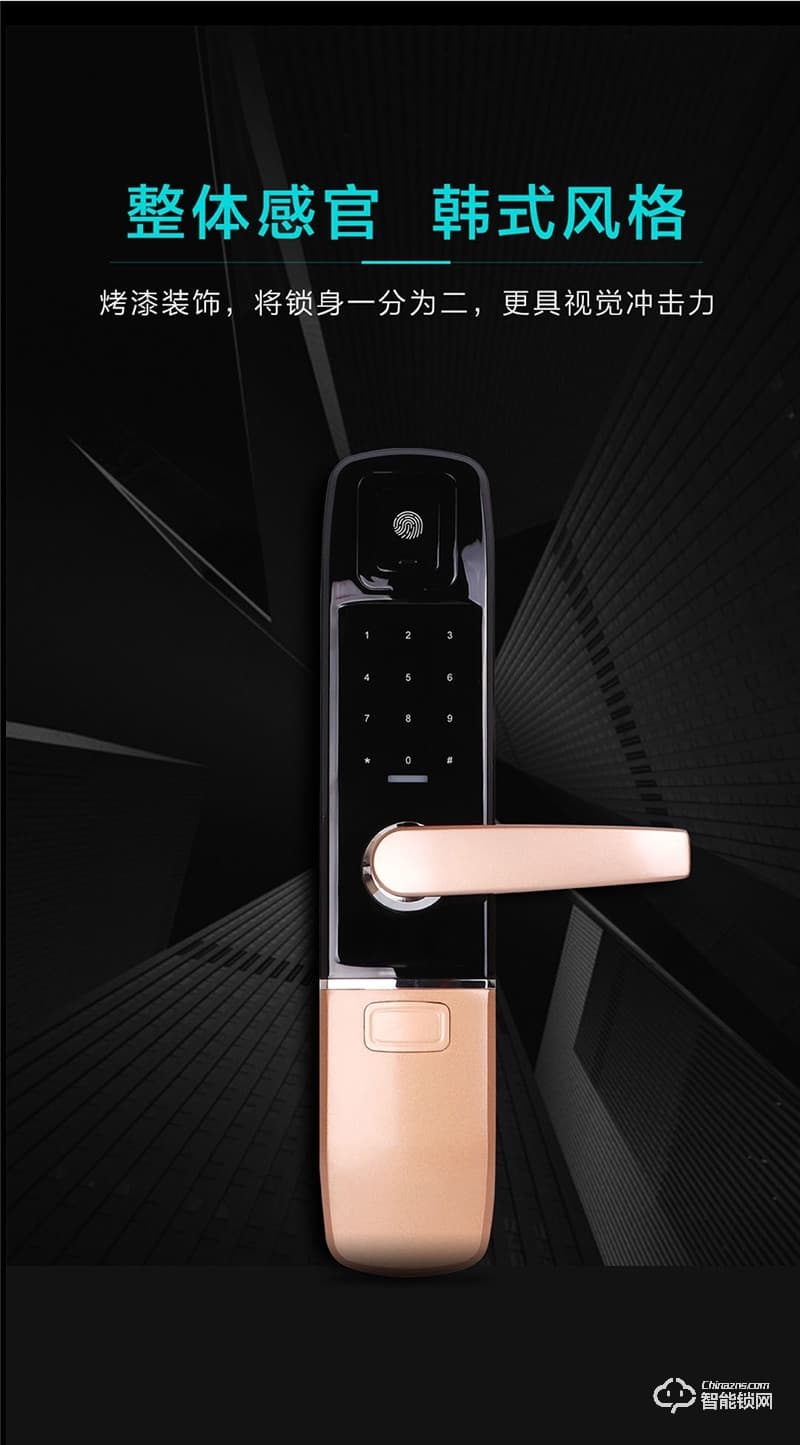 科林達(dá)智能鎖 K8家用防盜門全自動(dòng)指紋鎖