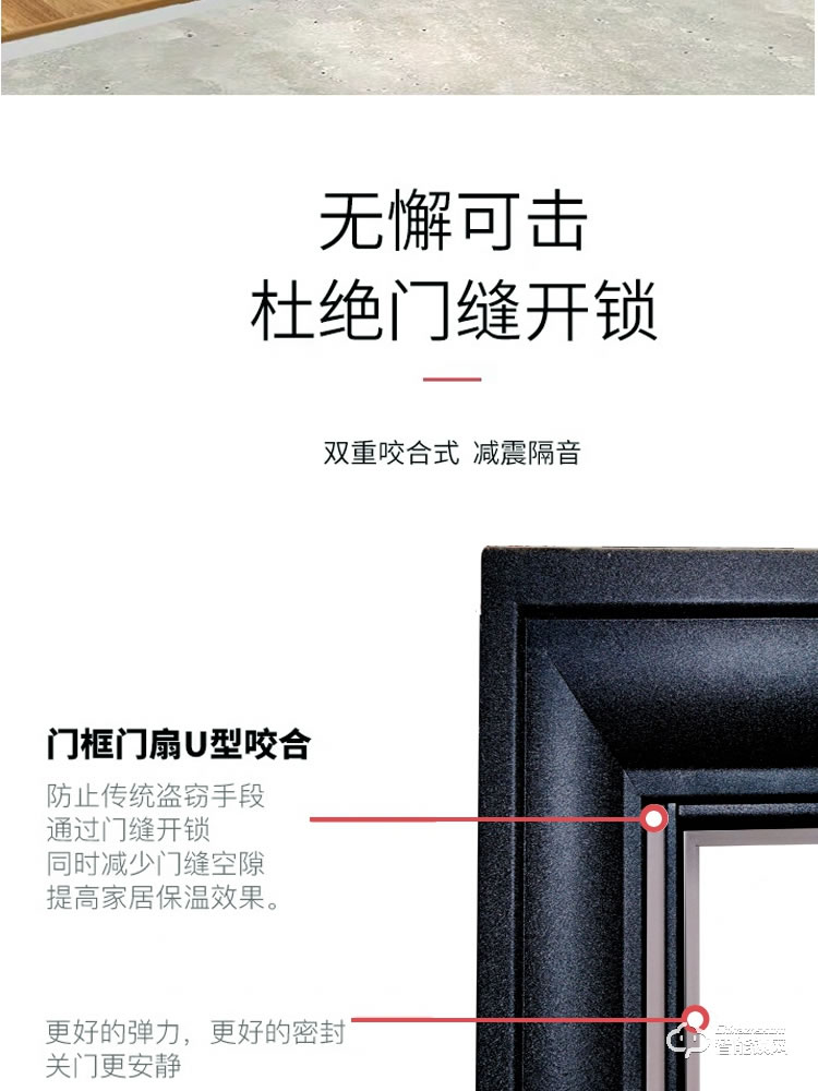 是德利智能鎖 迪奧甲級防盜門家用進(jìn)戶門子母門