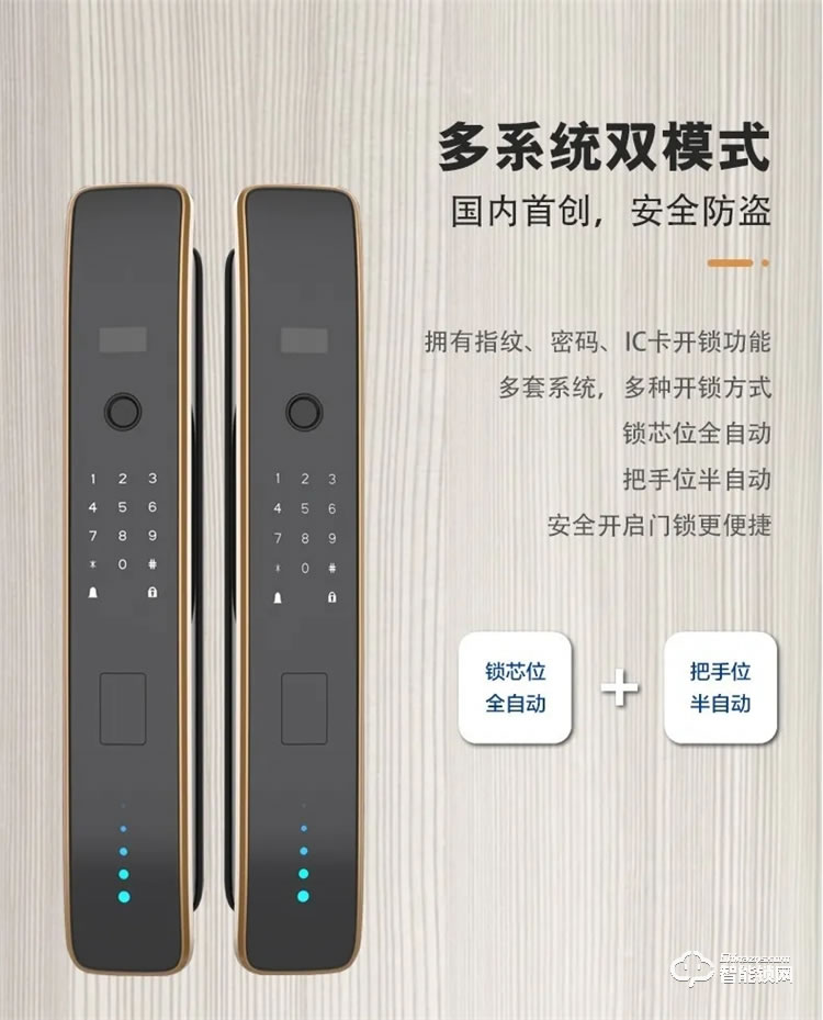 迪菲德智能鎖 Q8一觸開全自動(dòng)指紋智能鎖