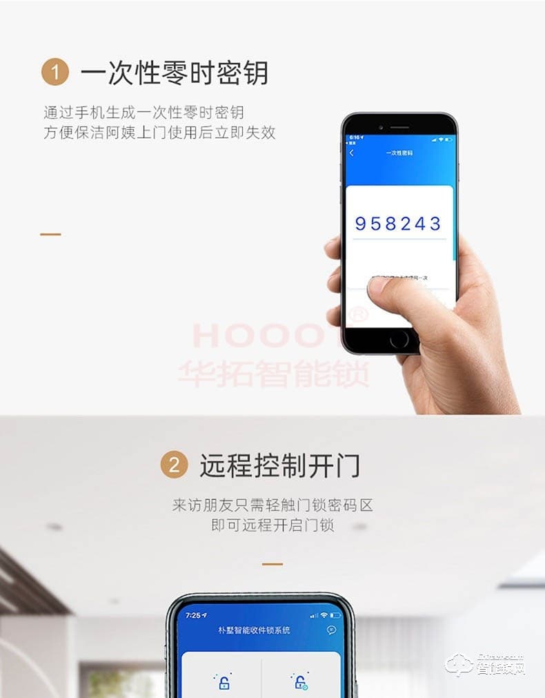 華拓智能鎖 RL4全自動(dòng)智能密碼門鎖