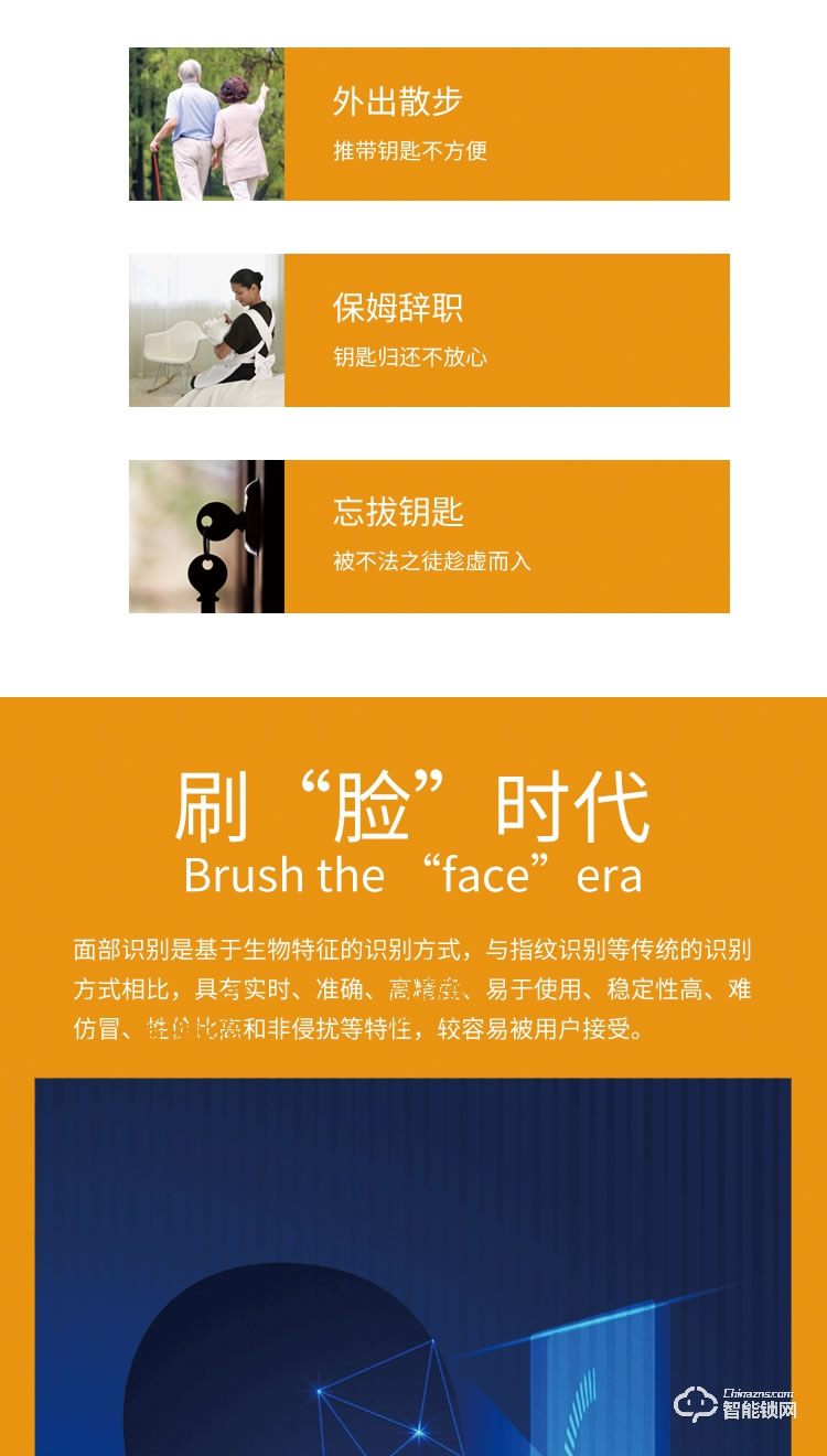 科桔智能鎖 R1全自動(dòng)可視貓眼指紋密碼鎖