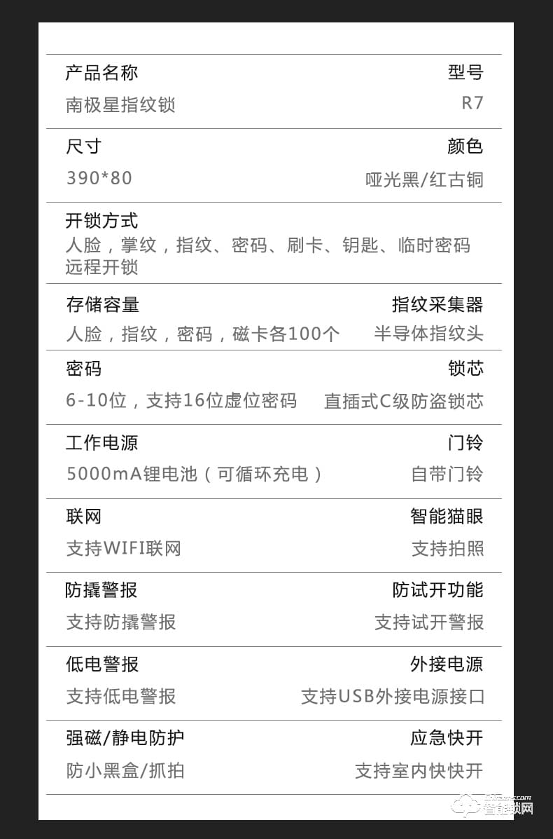 南極星智能鎖 X3全自動(dòng)可視貓眼智能鎖