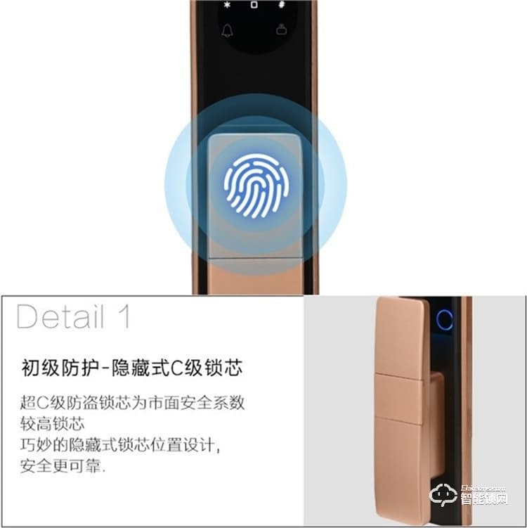 省馨智能鎖 A5全自動電子鎖家用密碼鎖