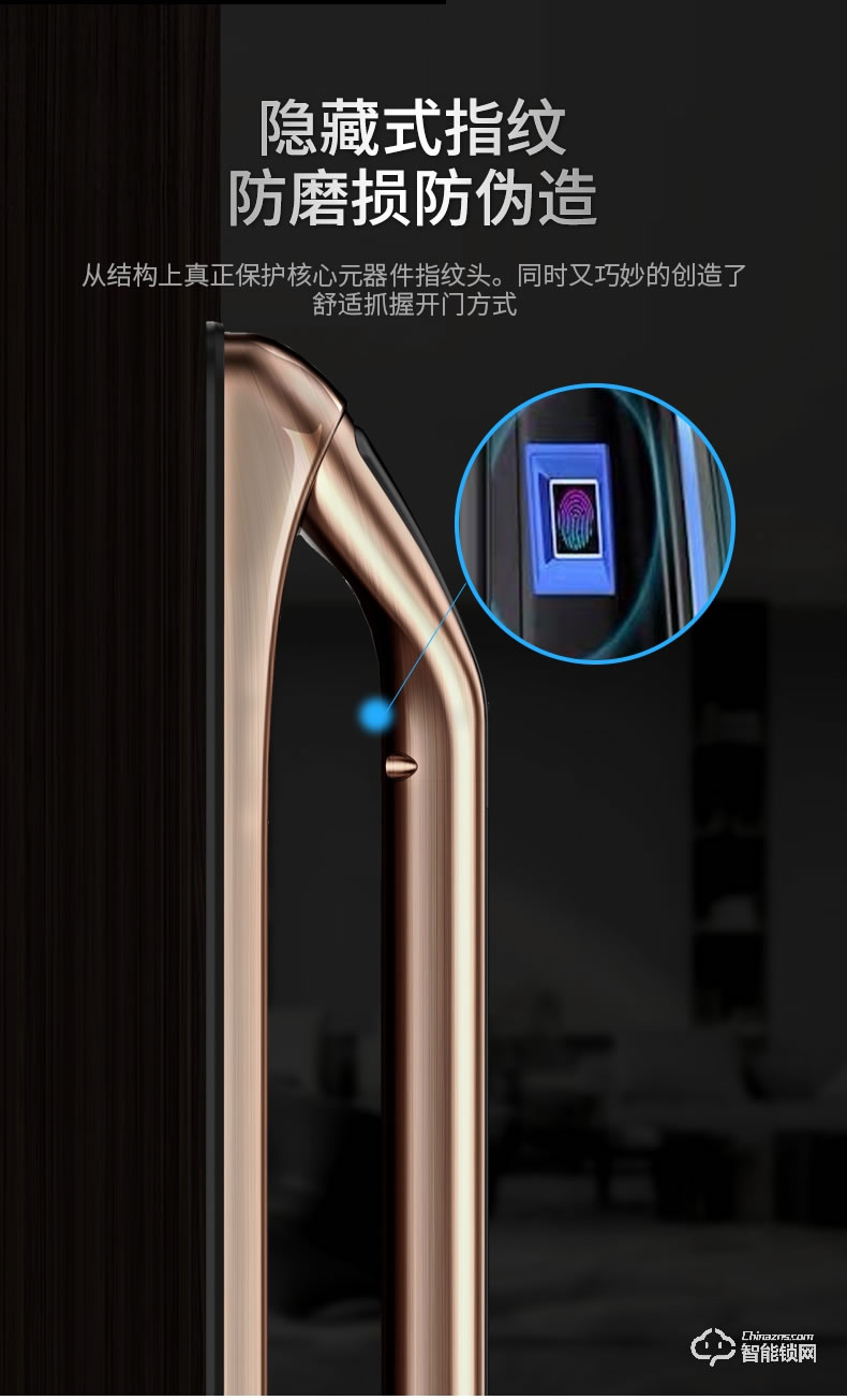 凌振智能鎖 邁凱倫全自動(dòng)人臉識別智能鎖