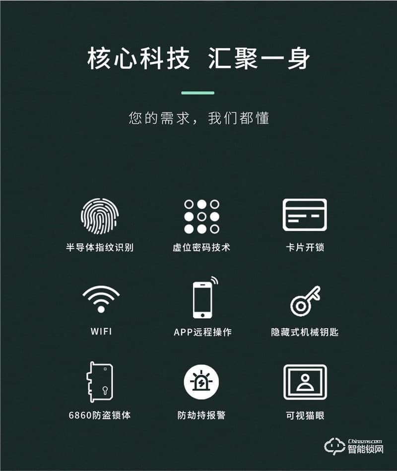 琨山通用智能鎖 W86家用防盜門(mén)密碼鎖智能門(mén)鎖
