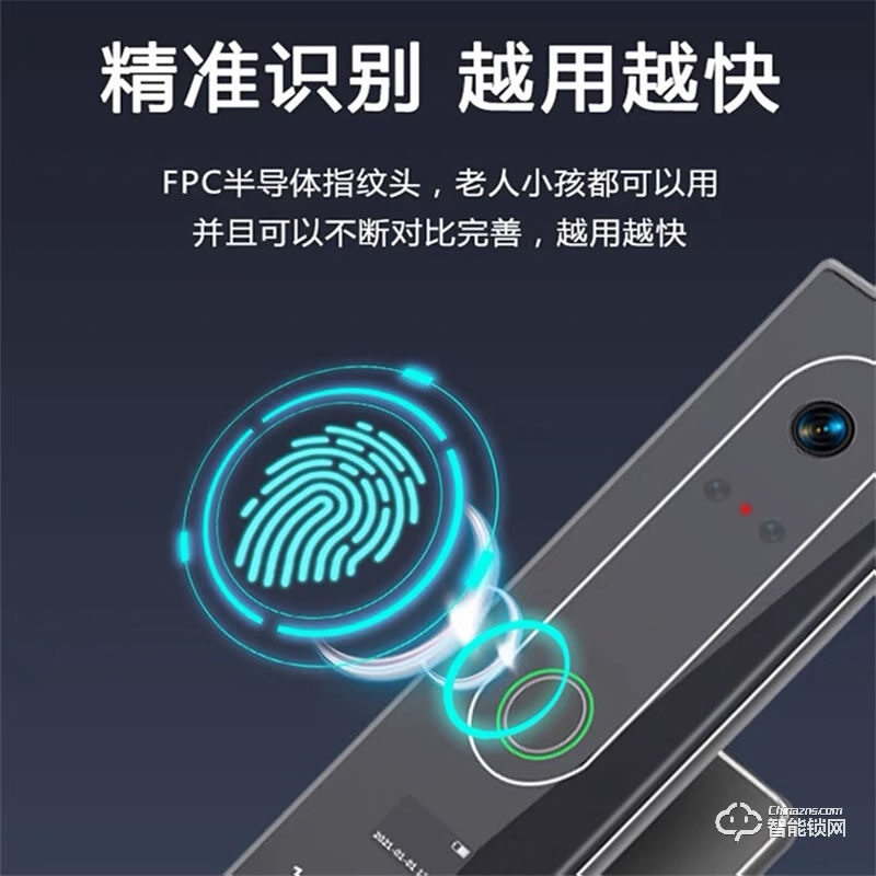 洛克曼G13智能鎖 3D人臉識(shí)別 
