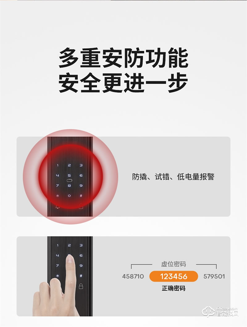 必達(dá)智能鎖F3R 3D人臉識別 全“面”智能 安全無接觸