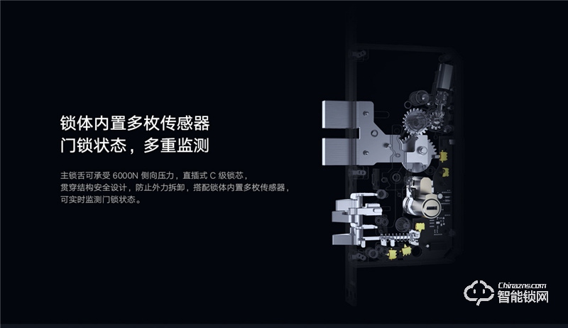 小米智能門鎖M20 全自動(dòng)指紋鎖密碼家用防盜門電子鎖