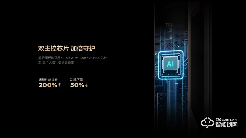 TCL全自動大屏貓眼鎖T9 密碼鎖電子鎖C級鎖芯遠(yuǎn)程開鎖