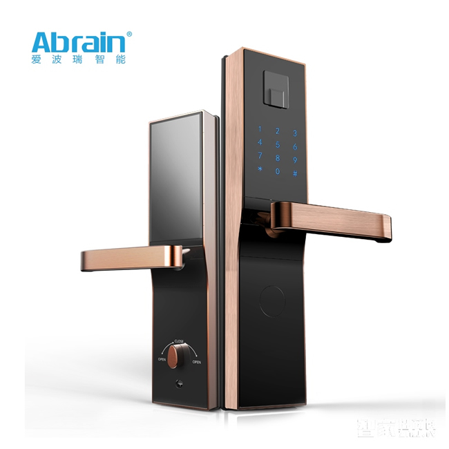 愛(ài)波瑞Abrain智能鎖 家用直板指紋密碼鎖