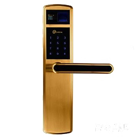 拜爾盾指紋鎖 電子密碼刷卡鎖不銹鋼材質(zhì)