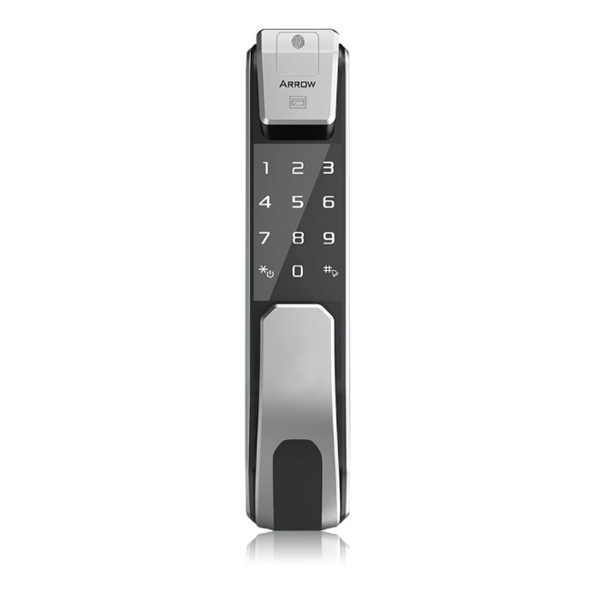 箭牌推拉式智能指紋鎖天盾A907 家用防盜門電子密碼鎖