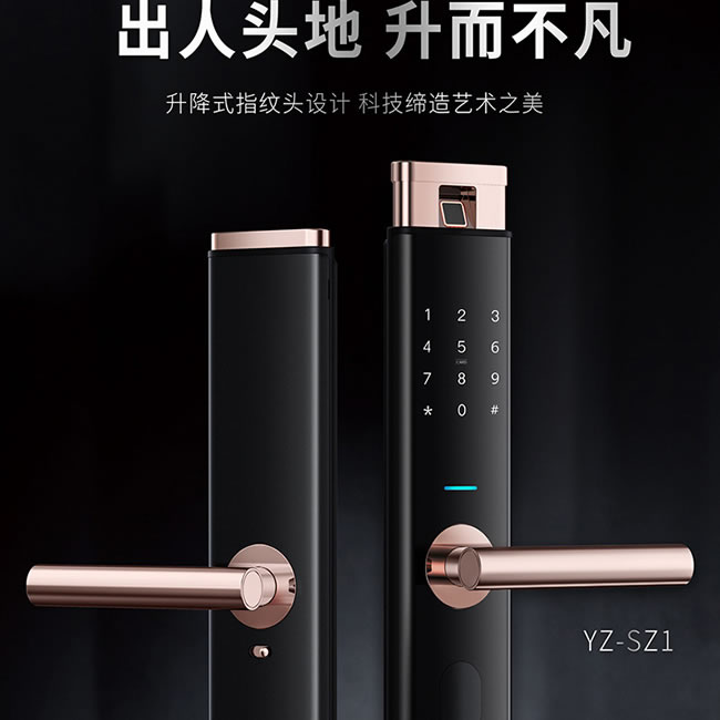 揚(yáng)子智能鎖 SZ1家用半自動防盜門鎖