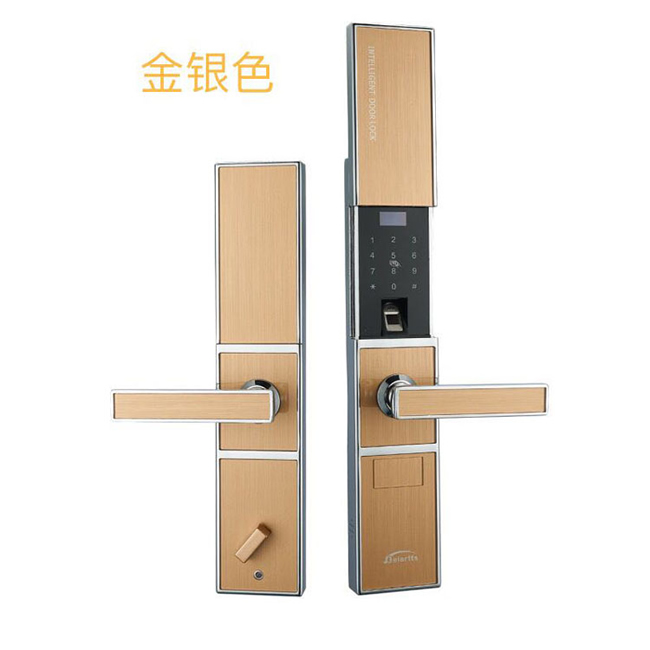 德安特APP智能鎖 智能指紋密碼鎖 滑蓋電子鎖