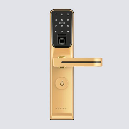 DUDU嘟嘟E家智能鎖 鋅合金指紋密碼鎖 家用防盜智能門鎖
