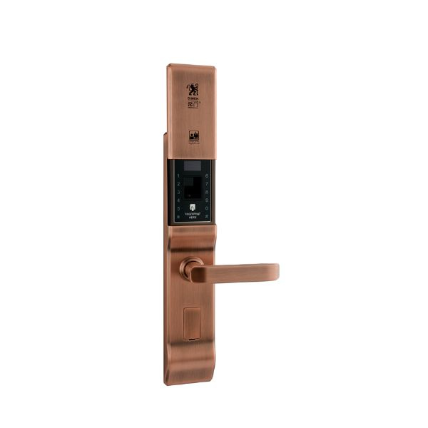 帝門智能鎖 DM-8055紅古銅指紋鎖 家用防盜門鎖