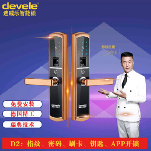 迪威樂智能鎖 D2家用防盜門鎖通用型電子鎖