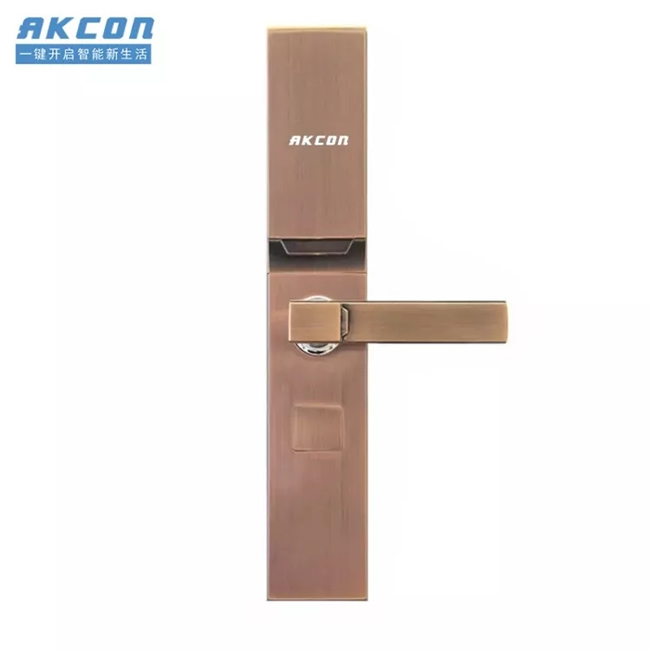 AKCON智能鎖 K1滑蓋指紋密碼智能鎖