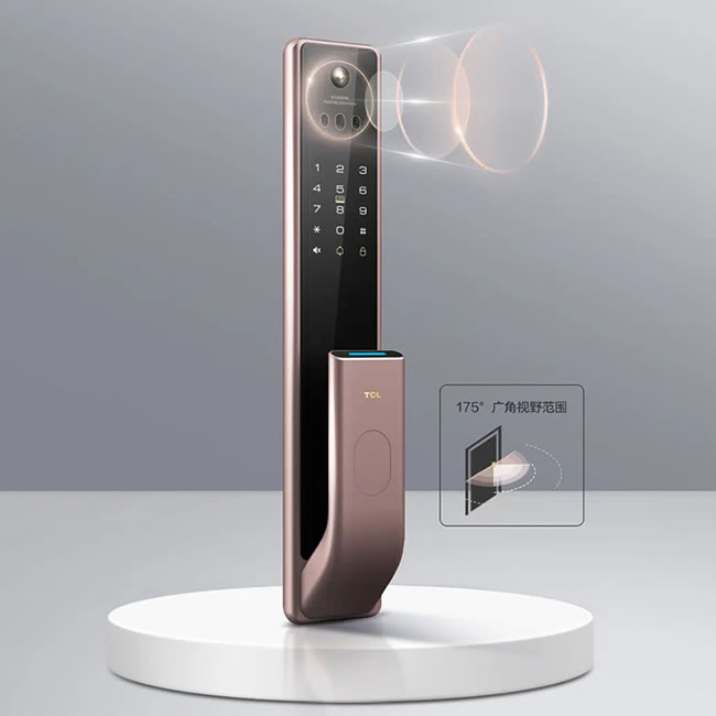 TCL3D人臉識(shí)別貓眼鎖X7S 防盜門鎖密碼鎖電子鎖