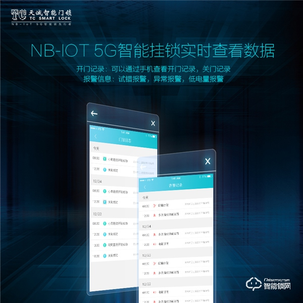 黑科技 || 天誠(chéng)重磅發(fā)布NB-IoT 5G智能掛鎖
