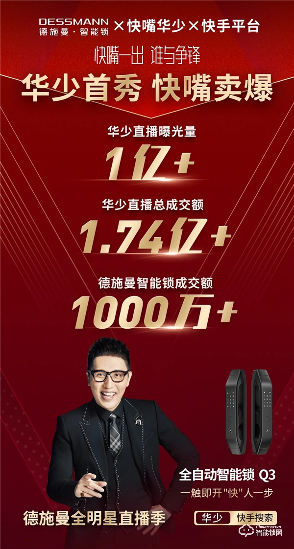 總曝光量破億、總銷售額破千萬！華少、袁弘&張歆藝燃爆德施曼全明星直播夜
