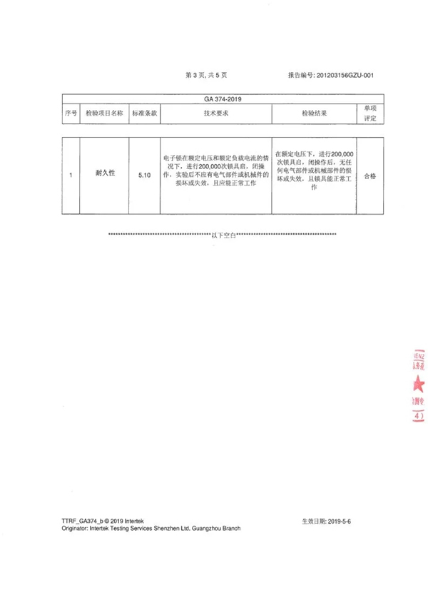 捷報！亞太天能通過全球權(quán)威檢測Intertek的20萬次無故障檢測認(rèn)證！
