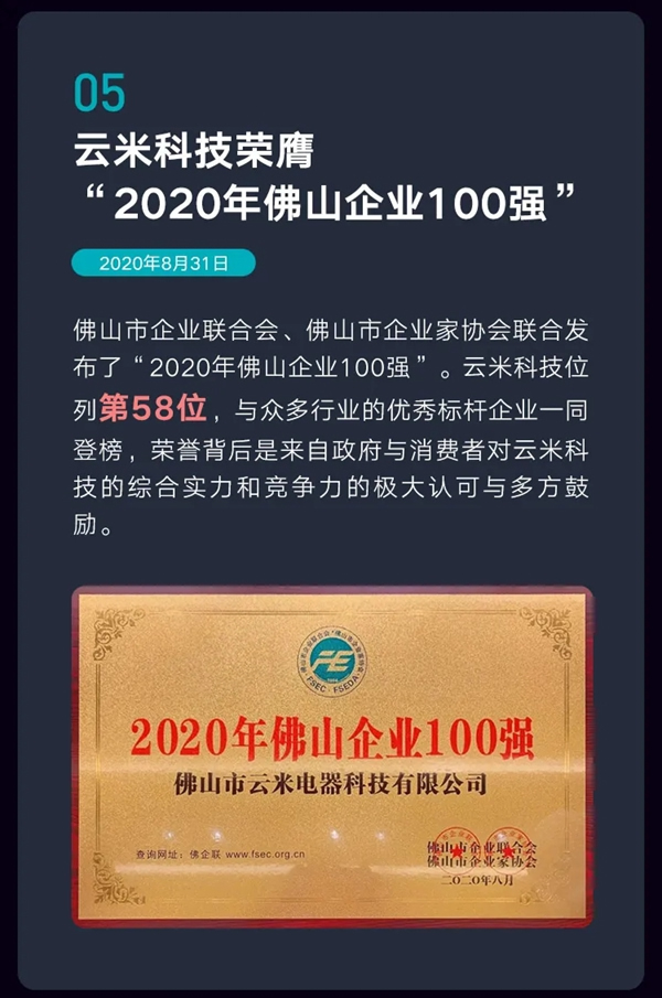 一圖讀懂云米2020年度Q3財報：總銷售收入14.9億元，同比增長39%