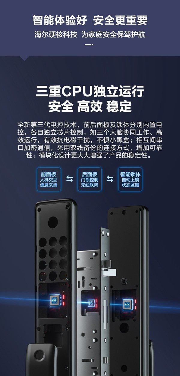 海爾智能門鎖P18，開啟美好智慧生活