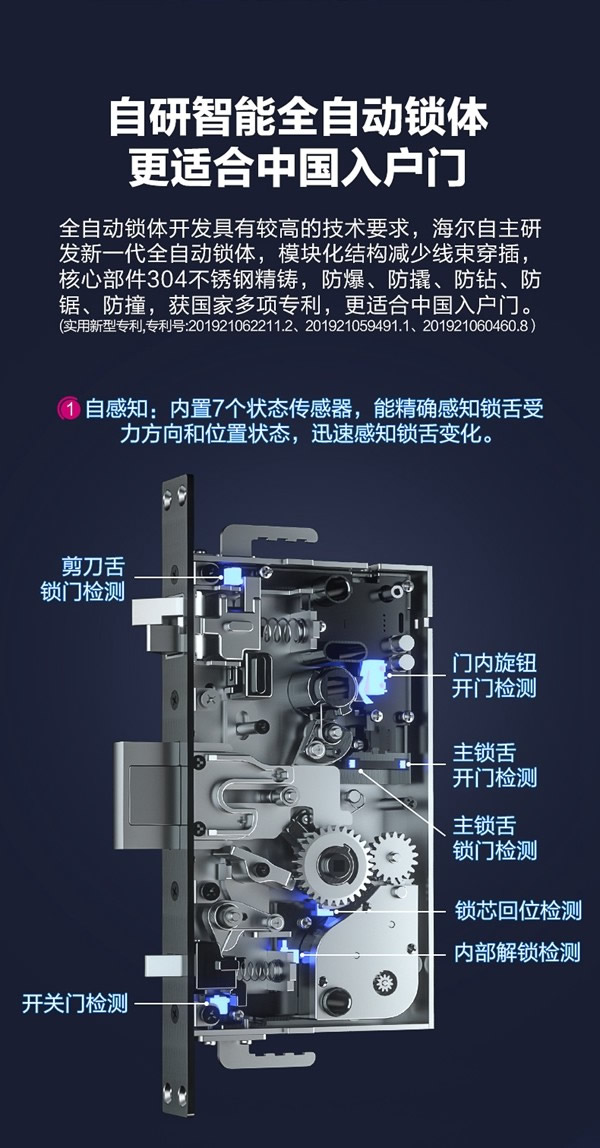 海爾智能門鎖P18，開啟美好智慧生活