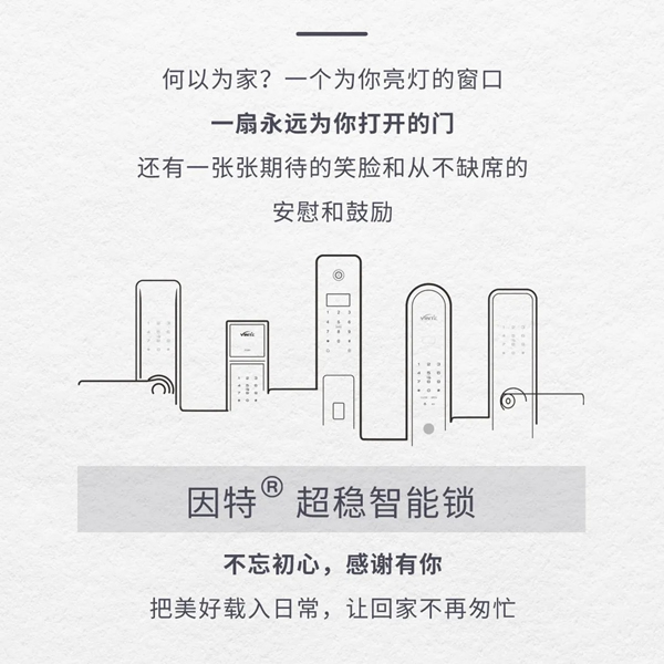 因特智能鎖：感恩時光，始終有您