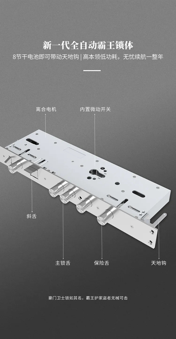 亞太天能智能鎖F8全自動古典別墅鎖天貓全球首發(fā)