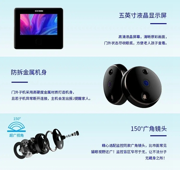 艾棲驚艷新品：視覺(jué)盛宴，M3智能貓眼初登場(chǎng)。