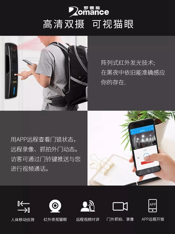 羅曼斯智能鎖為您打造智能家居新生活，進入智能時代