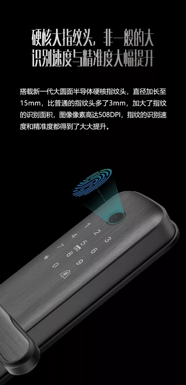 忠恒智能門鎖硬核P19，更強悍的高配智能鎖