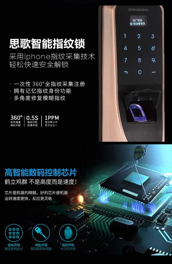 指紋感應(yīng)密碼鎖代理|指紋密碼遙控鎖招商|思歌指紋鎖公司值得信賴嗎？
