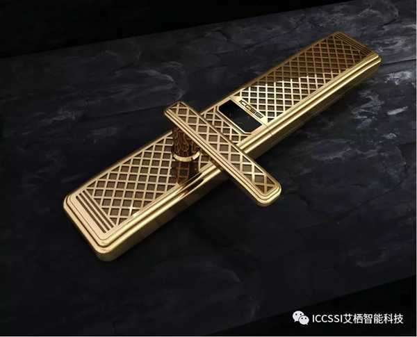 ICCSSI艾棲指紋鎖“網(wǎng)格”設(shè)計(jì)，好看又實(shí)用