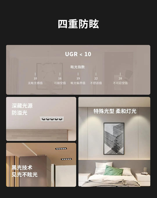 河?xùn)|科技HDL：MOON | 嵌入式防眩條形筒燈，極簡風(fēng)格之選