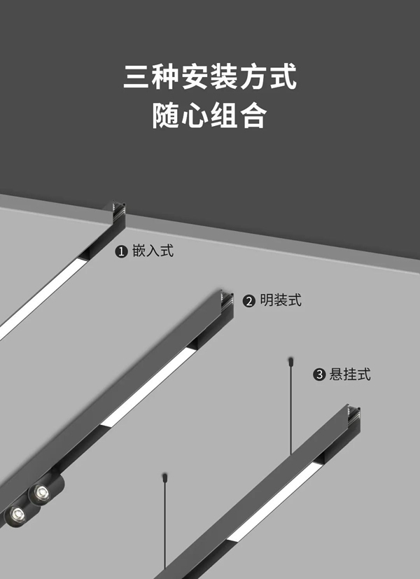 河?xùn)|科技HDL：STAR | 48V低壓磁吸條形系統(tǒng)，開(kāi)啟無(wú)主燈照明新風(fēng)尚
