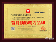 黑龍智能鎖榮膺2021智能鎖十大品牌獎(jiǎng)項(xiàng)
