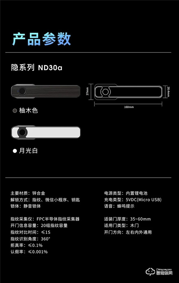頂固隱系列室內指紋鎖鎖|大隱于市，悅然而居